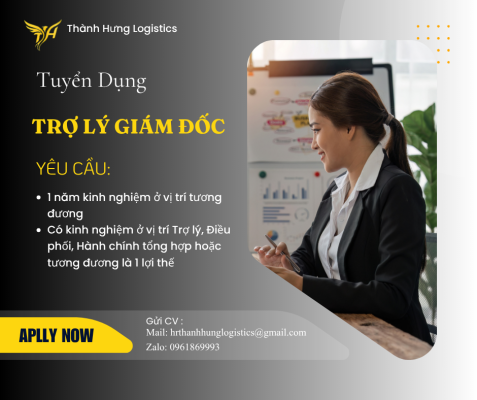 Hỗ trợ Giám đốc trong việc quản lý lịch làm việc, lịch họp và công tác. Chuẩn bị tài liệu, báo cáo, hồ sơ phục vụ các cuộc họp và làm việc với đối tác. Theo dõi và đôn đốc các phòng ban thực hiện chỉ đạo của Giám đốc. Tham gia các cuộc họp cùng Giám đốc, ghi biên bản họp và tổng hợp nội dung. Thay mặt Giám đốc liên hệ, làm việc với đối tác, khách hàng hoặc nội bộ khi cần. Hỗ trợ soạn thảo văn bản, email, hợp đồng, công văn. Thu thập, tổng hợp và phân tích thông tin/báo cáo phục vụ việc ra quyết định của Giám đốc. Thực hiện các công việc khác theo yêu cầu của Giám đốc.